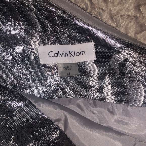 Calvin Klein Cocktail Dress Sz 14 - Picture 5 of 6
